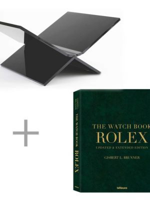 Boeken Standaard (Mat Zwart) inclusief The Watch Book Rolex