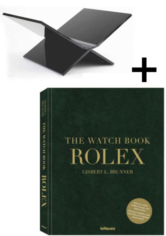 Boeken Standaard (Zwart) + The Watch Book Rolex